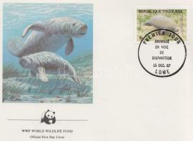 WWF, Sea &#8203;&#8203;cow FDC WWF Tengeri tehén FDC