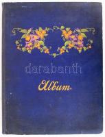 1928 119db fénykép és képeslap egy nagy utazásról szóló fotóalbumban: Washington, Niagara, London, P...