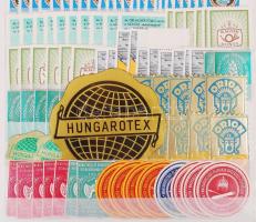 235 db levélzáró (tagsági és reklámbélyeg)