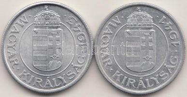 1940-1942. 10f (4x) + 1941-1944. 1P (3x) + 1941-1943. 2P (3x) + 1943-1945. 5P (2x) T:1-,2