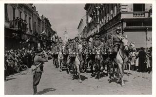 1940 Szatmárnémeti, bevonulás / entry of the Hungarian troops