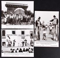 1989 MTI fotók: Nemzetközi folklór napok; Hagyományőrzők; Budapesti Nemzetközi Vásár, 3 db fotó, feliratozott, 24x21 cm