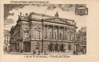 Budapest Művészi Képeslapok sorozat, 10 db réznyomat, tokkal