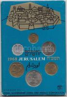Izrael 1968. 1A-1L 6klf értékű forgalmi sor papír dísztokban T:1
Israel 1968. 1 Agora - 1 Lira set w...