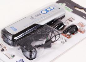 Dyras Scandy típusú mini rádió fülhallgatóval, eredeti csomagolásban