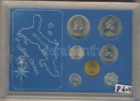 Seychelle-szigetek 1972. 1c - 5R 7klf db, forgalmi szett plasztik tokban T:1
Seychelles 1972. 1 cent...