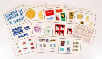 Többségében magyar levélzáró gyűjtemény 101 A5-ös méretű lapra ragasztva