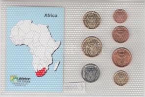 Dél-Afrika 2000-2003. 1c - 1R 7klf db, bemutató szett T:1
South Africa 2000-2003. 1 cent - 1 Rand, 7...