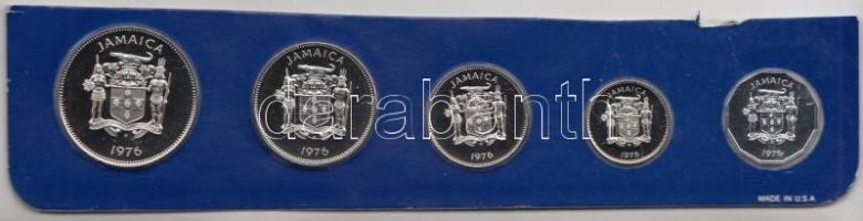 Jamaica 1976. 1c-25c 5klf db T:PP Jamaica 1976. 1 cent - 25 cents 5 different C:PP