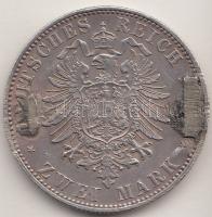 Német Államok / Poroszország 1888A 2M Ag "I Frigyes" T:2-(forrasztásnyom)
German States / ...