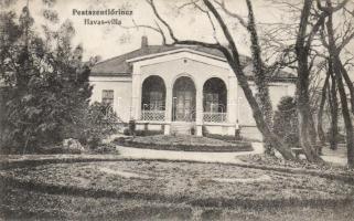 Budapest XVIII. Pestszentlőrinc, Havass-villa;  Horváth Ferencz kiadása