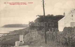 Dakar landscape at the seaside