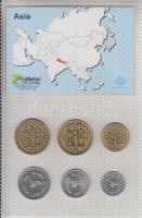 Nepál  10p - 5R 6klf, bemutató szettben T:1
Nepal  10 paisa - 5 Rupee, 6 different coins in set C:UN...