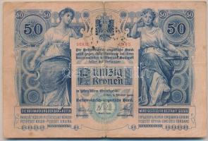 1902. 50K román körbélyegzővel T:III-