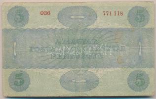 1919. 5K "MÁS TÖRVÉNYES..." T:III-
Adamo K8.1