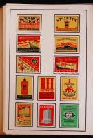 Belgium 1244 db-os gyufacímke gyűjtemény, régiekkel, nagyon szépen feliratozva, albumba rendezve /
B...