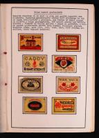 Belgium 1423 db-os gyufacímke gyűjtemény, régiekkel, nagyon szépen feliratozva, albumba rendezve / Belgium match label collection