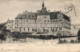 Pozsony Mária védő árvaház / orphanage (r)