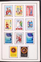 Franciaország 409 db-os gyufacímke gyűjtemény, nagyon szépen feliratozva, albumba rendezve /
France ...