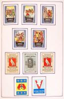 Európa vegyes 339 db-os gyufacímke gyűjtemény, nagyon szépen feliratozva, albumba rendezve /
Europe ...