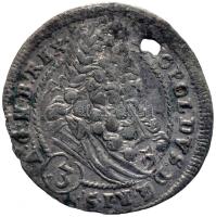 1699. 3Kr Ag "I. Lipót" (1.4g) T:2- Ly. Huszár 1478., Unger II 1086.b