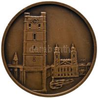 Csúcs Viktória (1934-) 1970. "Budapesti Éremgyűjtők I. Vándorgyűlése Debrecen" Br emlékérem (42,5mm) T:2 Adamo DE1