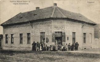 Budapest XIX. Kispest, Kerekes Mátyás vegyeskereskedése (hátoldalán ragasztás)
