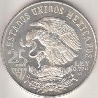 Mexikó 1968. 25P Ag "Olimpia" T:BU Mexico 1968. 25 Pesos Ag "Olympics" C:BU Krause KM#479.1