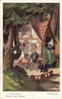 Jancsi és Juliska, Brüder Grimm Serie 125. Nr. 3714 s: O. Kubel, Hänsel und Gretel, Brüder Grimm Serie 125. Nr. 3714 s: O. Kubel