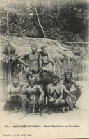 Ogoué-Ndoro; Chaké leader and his family
