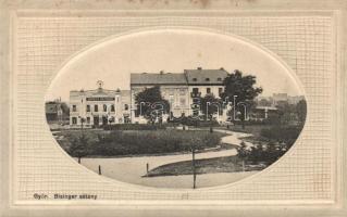 Győr Bisinger sétány, Apolló kávéház; Hermann Izidor kiadása (fl)