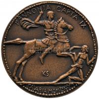 Kiss Sándor (1925-1999) 1988. "Augustus" Br emlékérem (29mm) T:2