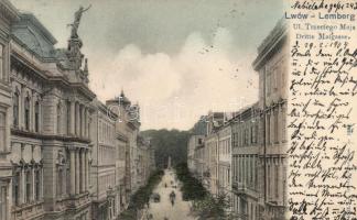 Lviv, Lwów; Ul. Trzeciego Maja / Dritte Maigasse (Rb)