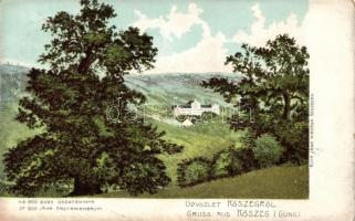 Kőszeg, kb. 800 éves gesztenyefa; Róth Jenő kiadása