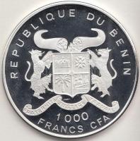 Benin 1992. 1000Fr Ag "Labdarúgó VB" T:PP
Benin 1992. 1000 Francs Ag "World Cup Socce...