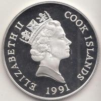 Cook-szigetek 1991. 50$ Ag "Veszélyeztetett állatvilág - Bagoly" T:PP
Cook Islands 1991. 5...