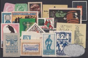 1914-1969 20 db régi magyar levélzáró