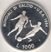 San Marino 1994. 1000L Ag "Futball Világbajnokság" T:PP
San Marino 1994. 1000 Lire Ag &quo...