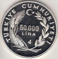 Törökország 1993. 50.000L Ag "Futball VB 1994" T:PP
Turkey 1993. 50.000 Lire Ag "Socc...