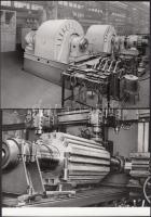 6 db fotó turbinákról, 18x12 cm