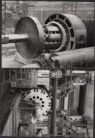 6 db fotó turbinákról, 18x12 cm