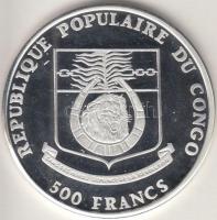 Kongói Köztársaság 1992. 500Fr Ag "Futball VB 1994" T:PP
Congo Republic 1992. 500 Francs A...