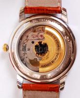 August Raymond Automatic man watch 25 köves, naptáros férfikaróra új állapotban erdeti tokkal  / New...