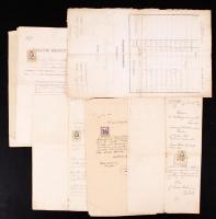 1869-1955 67 db okmánybélyeges irat / papers with document stamps