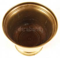 Nagyméretű réz kaspó 19 cm
