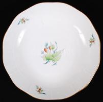 Herendi csipkebogyó mintás 6 személyes komplett étkészlet tálakkal, leveses tállal, sótartóval szép ...