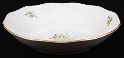 Herendi csipkebogyó mintás 6 személyes komplett étkészlet tálakkal, leveses tállal, sótartóval szép ...