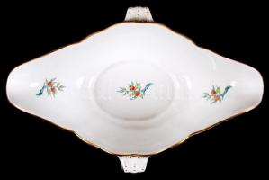 Herendi csipkebogyó mintás 6 személyes komplett étkészlet tálakkal, leveses tállal, sótartóval szép ...