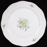 Herendi csipkebogyó mintás 6 személyes komplett étkészlet tálakkal, leveses tállal, sótartóval szép ...