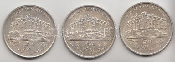 1993. 200Ft "MNB" (3x) T:2,2-